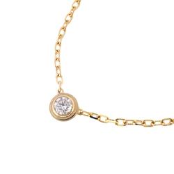 Cartier Necklace Diamant Legend 1PD Diamond K18YG Yellow Gold Women's