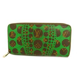 Louis Vuitton Long Wallet Monogram Pumpkin Dot Zippy M60451 Vert Yayoi Kusama Ladies