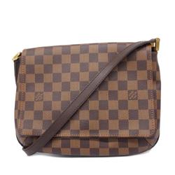 Louis Vuitton Shoulder Bag Damier Musette Tango Long Strap N51301 Ebene Ladies
