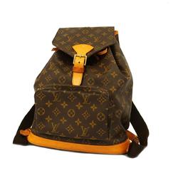 Louis Vuitton Backpack Monogram Montsouris GM M51135 Brown Men's Women's