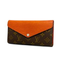 Louis Vuitton Tri-fold Long Wallet Monogram Epi Portefeuille Marie Roulon M60499 Pimon Women's