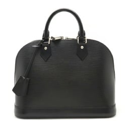 LOUIS VUITTON Louis Vuitton Epi Alma PM Handbag Leather Noir Black M40302