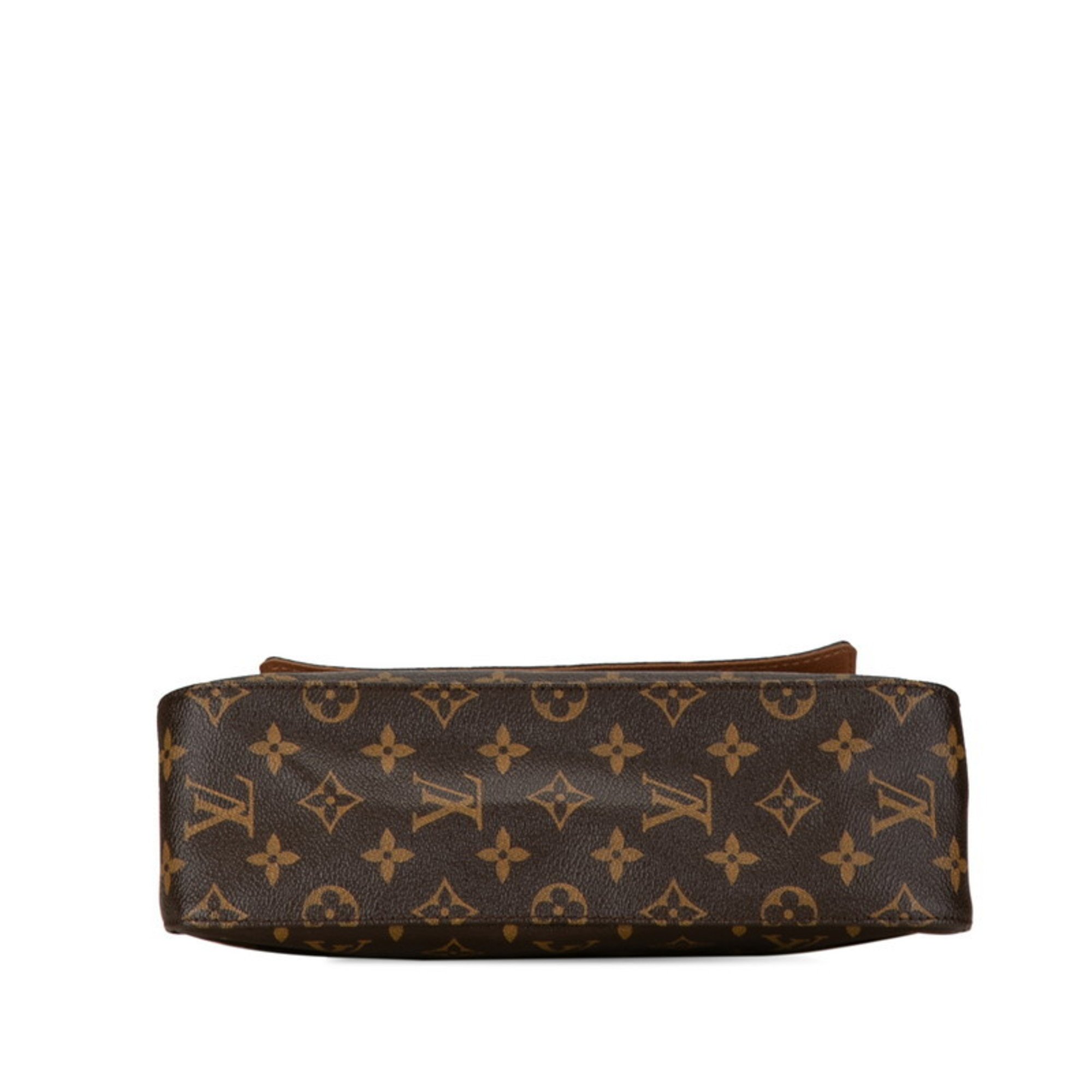 Louis Vuitton Monogram Looping Shoulder Bag Handbag M51147 Brown PVC Leather Women's LOUIS VUITTON