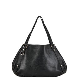 Gucci Abby Tote Bag Handbag 130736 Black Gold Leather Women's GUCCI