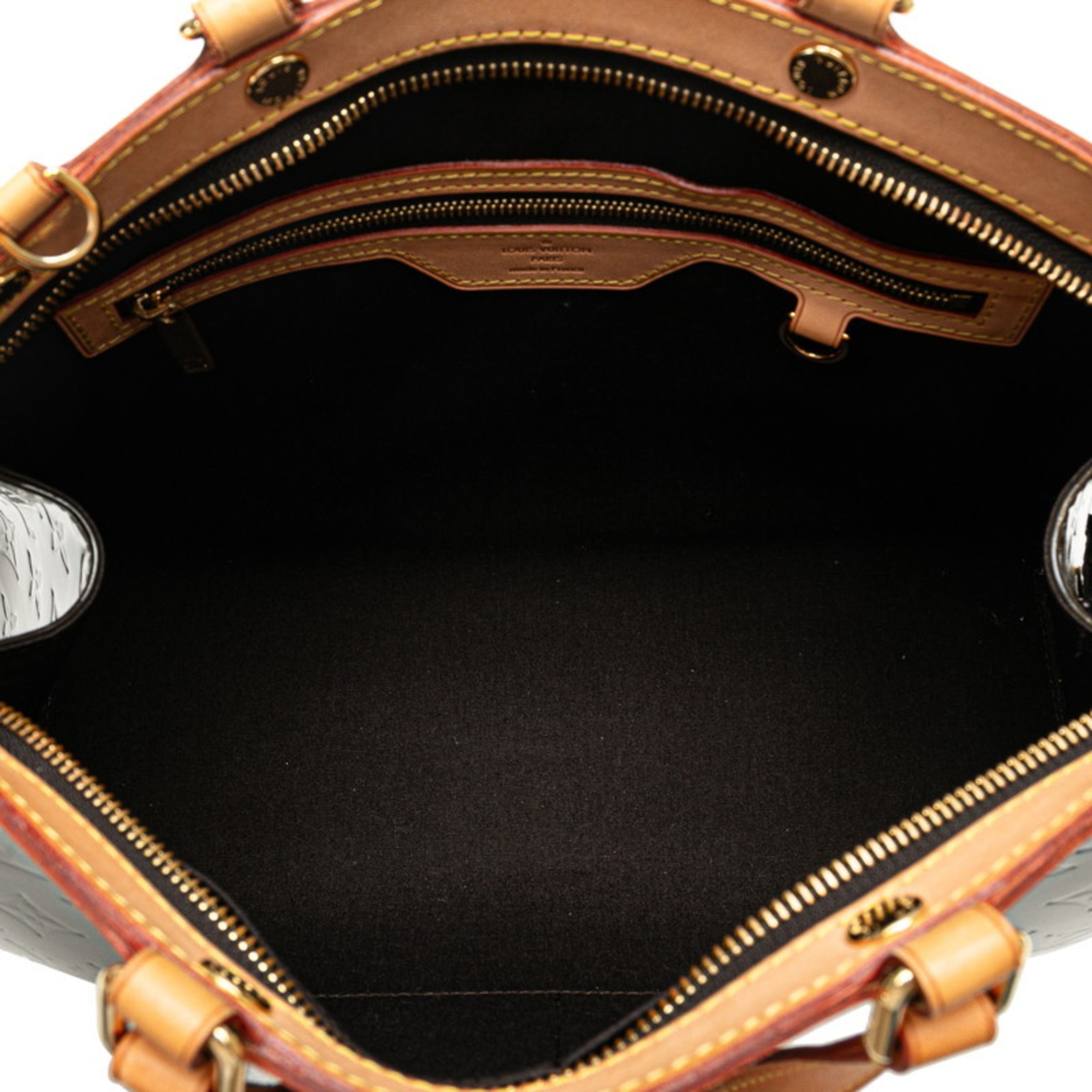 Louis Vuitton Monogram Vernis MM Handbag Shoulder Bag M91619 Amaranth Purple Patent Leather Women's LOUIS VUITTON