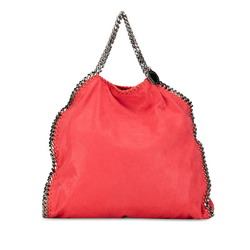 Stella McCartney Falabella Chain Shoulder Bag 234387 W9132 Red Polyester Women's