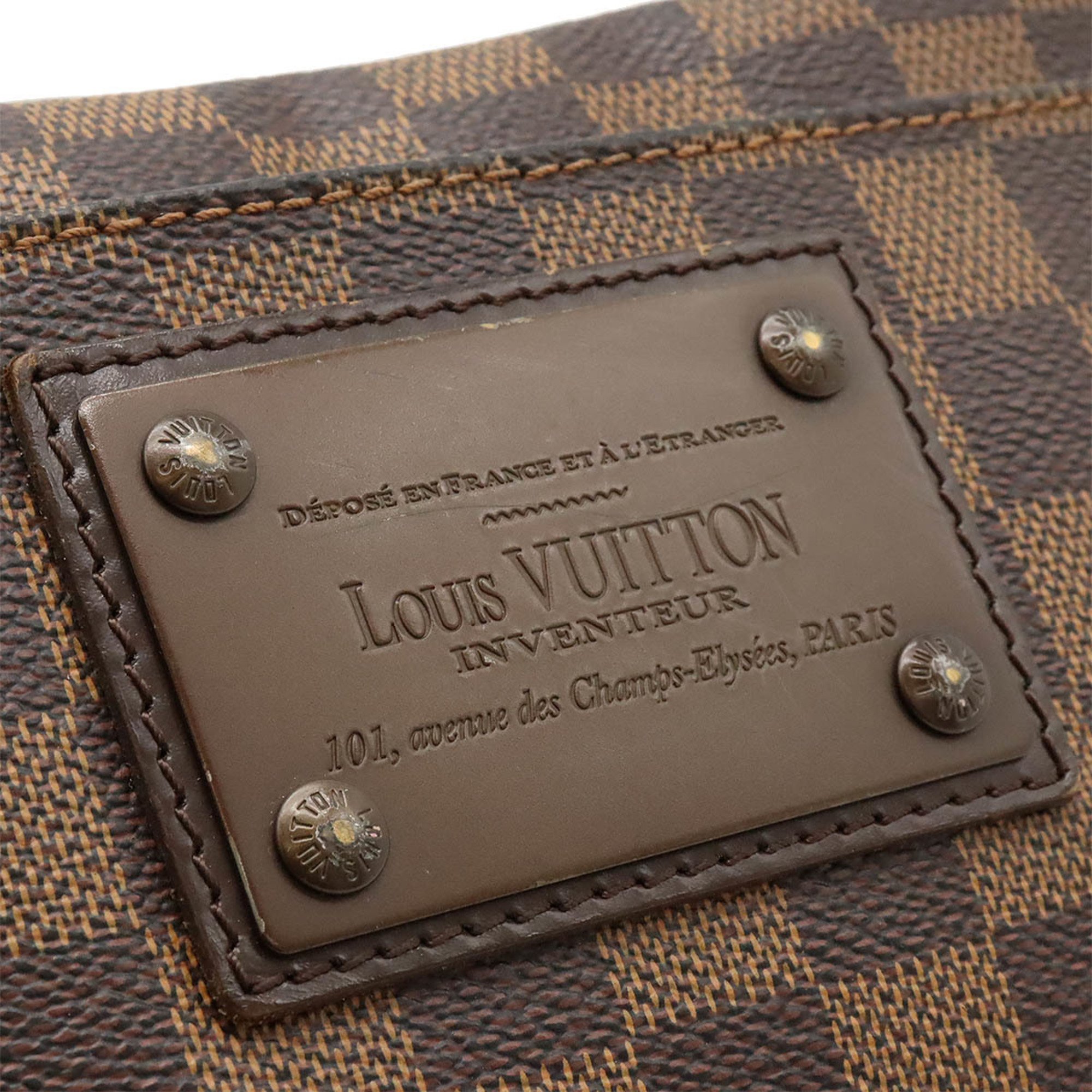 LOUIS VUITTON Damier Bumbag Brooklyn Body Bag Waist Hip N41101