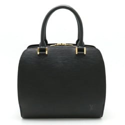 LOUIS VUITTON Epi Pont Neuf Handbag Leather Noir Black M52052
