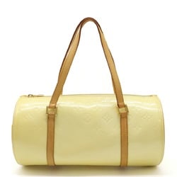 LOUIS VUITTON Louis Vuitton Monogram Vernis Bedford Handbag Patent Calf Leather Pearl Cream M91331