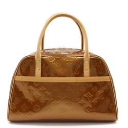 LOUIS VUITTON Louis Vuitton Monogram Vernis Tompkins Square Handbag Boston Bag Patent Calf Bronze M91103