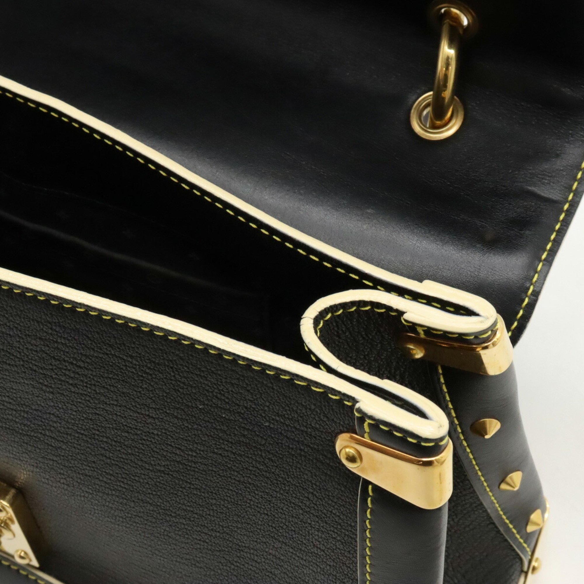 LOUIS VUITTON Louis Vuitton Suhali Tarantu Shoulder Bag Leather Noir Black M91820