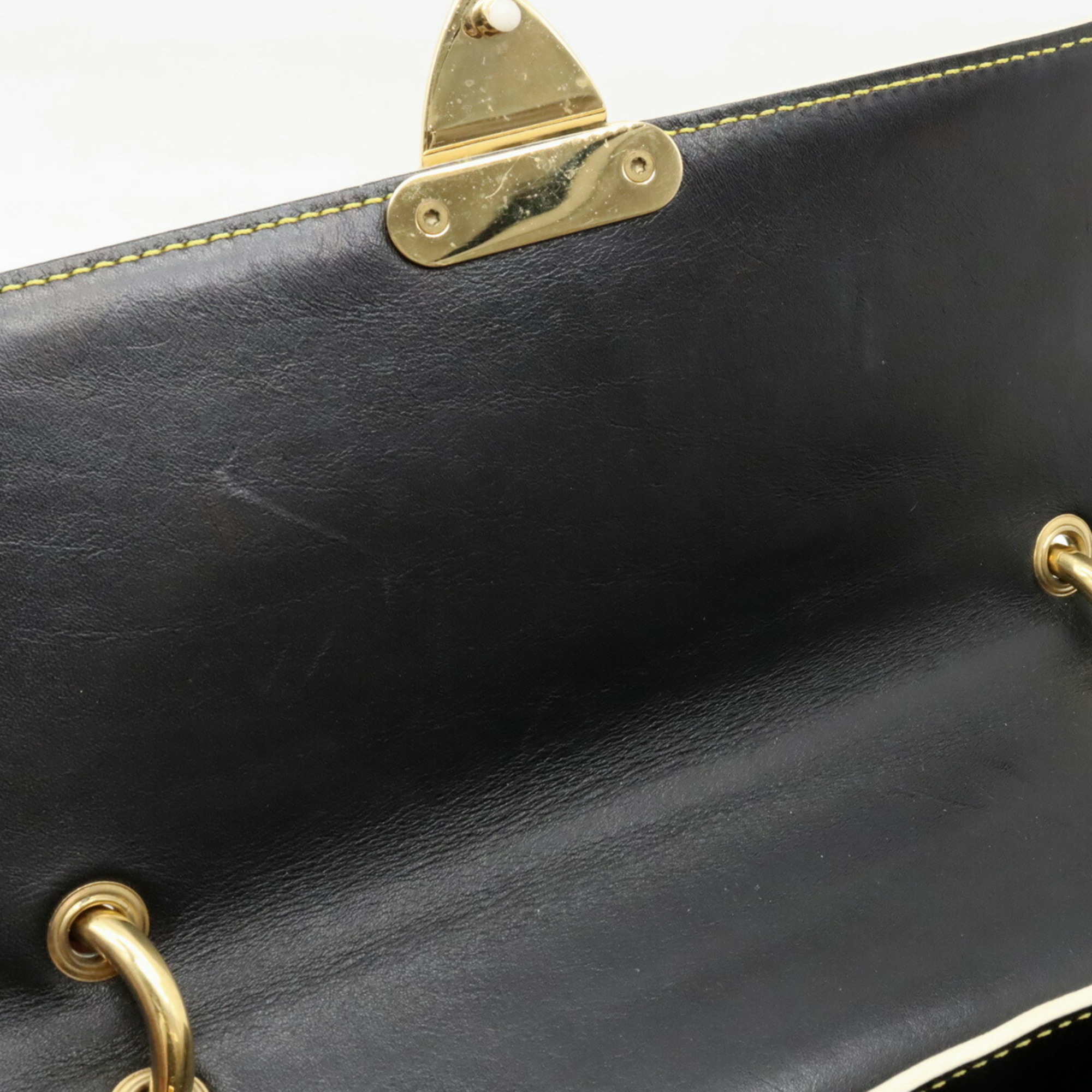 LOUIS VUITTON Louis Vuitton Suhali Tarantu Shoulder Bag Leather Noir Black M91820