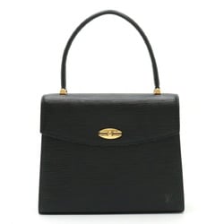 LOUIS VUITTON Louis Vuitton Epi Malesherbes Handbag Leather Noir Black M52372