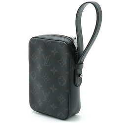 LOUIS VUITTON Louis Vuitton Monogram Eclipse Box Clutch Handbag Second Bag Pouch M61872