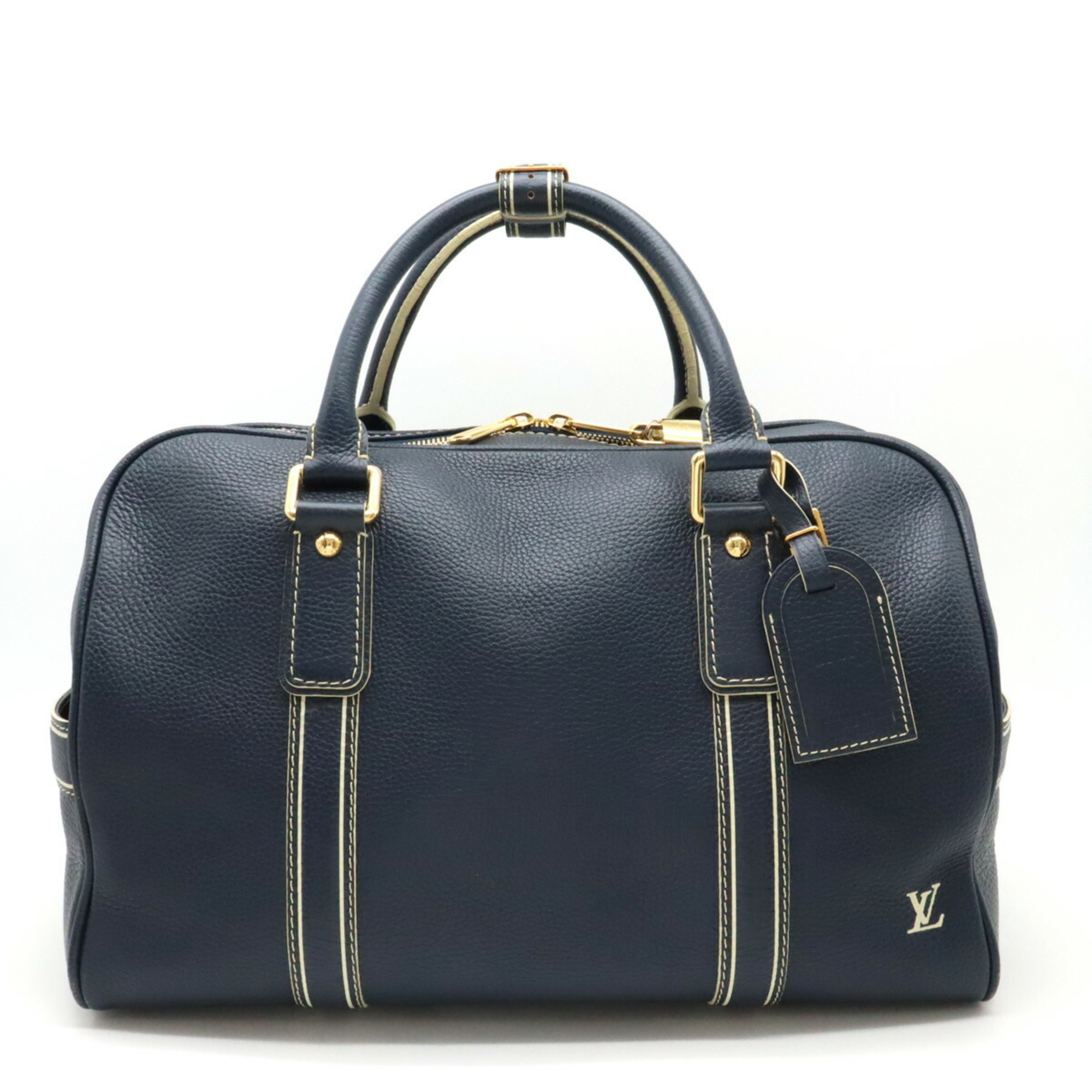 LOUIS VUITTON Louis Vuitton Tobaco Carryall Boston Bag Travel Navy M95139