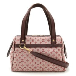 LOUIS VUITTON Louis Vuitton Monogram Josephine PM Handbag Shoulder Bag Canvas Leather Cherry M92216