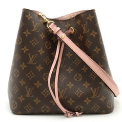LOUIS VUITTON Louis Vuitton Monogram NeoNoe Shoulder Bag Rose Poodle Pink M44022