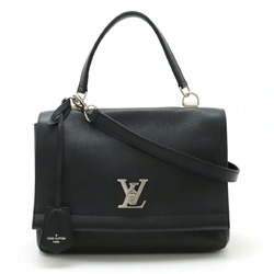LOUIS VUITTON Louis Vuitton Lockme Cartable Handbag Shoulder Bag Soft Calf Leather Noir Black M50250
