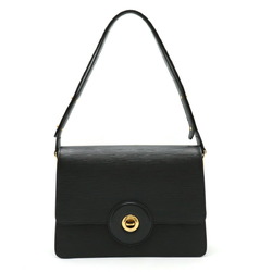 LOUIS VUITTON Epi Free Run Shoulder Bag Pochette Leather Noir Black M52402