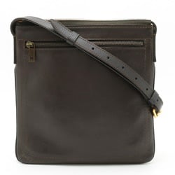 LOUIS VUITTON Louis Vuitton Utah Pochette Shawnee Shoulder Bag Calf Leather Cafe Brown Dark M93452