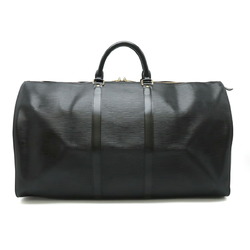LOUIS VUITTON Louis Vuitton Epi Keepall 55 Boston Bag Travel Noir Black M59142
