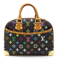 LOUIS VUITTON Louis Vuitton Monogram Multicolor Trouville Handbag Noir Black M92662