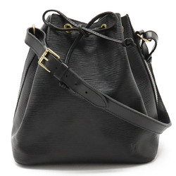 LOUIS VUITTON Louis Vuitton Epi Petit Noe Shoulder Bag Leather Noir Black M59012