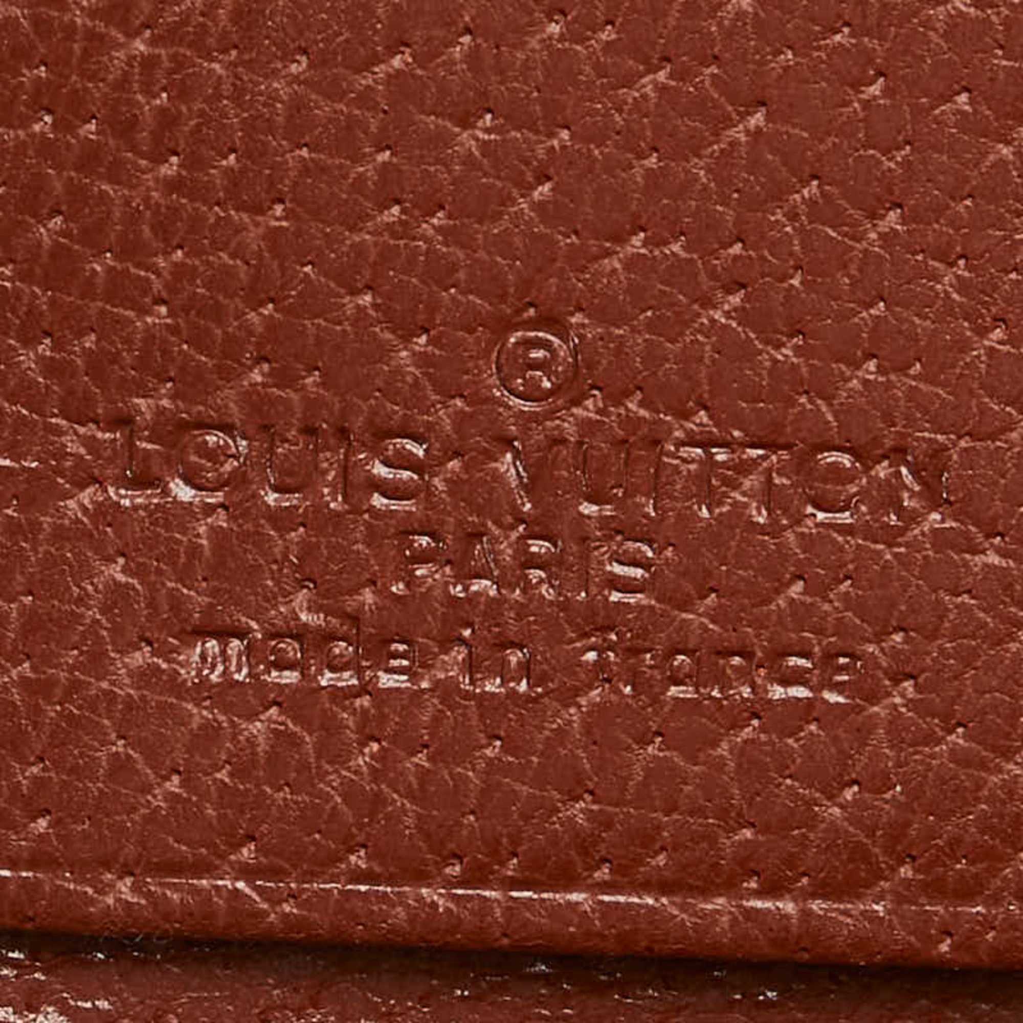 Louis Vuitton Monogram Pochette Passport Long Wallet Brown PVC Leather Women's LOUIS VUITTON