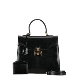 Gucci Lady Rock Handbag Shoulder Bag 000 01 0192 Black Leather Women's GUCCI
