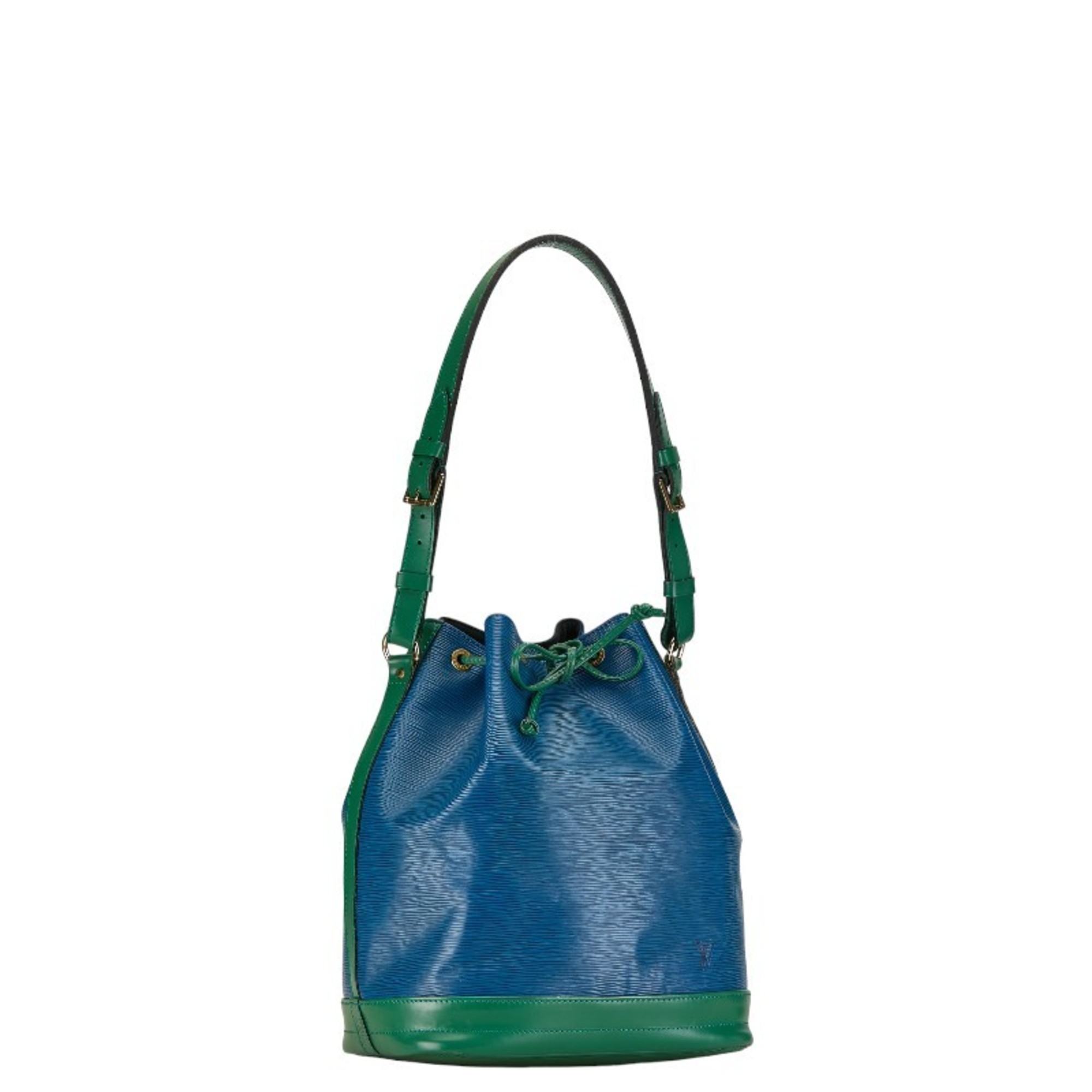 Louis Vuitton Epi Noe Shoulder Bag M44044 Toledo Blue Borneo Green Leather Women's LOUIS VUITTON