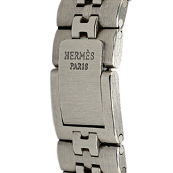 Hermes Captain Nemo Watch Quartz White Dial Stainless Steel Plated Men's HERMES