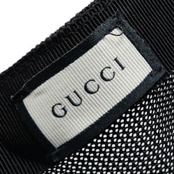 Gucci GG Nylon Cap Baseball Size: M 58cm Black Men's GUCCI