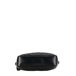 Saint Laurent YSL V-stitched Lou shoulder bag 520534 black leather women's SAINT LAURENT