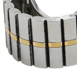 Dunhill Millennium Watch Quartz Navy Dial Stainless Steel Plated Women's
