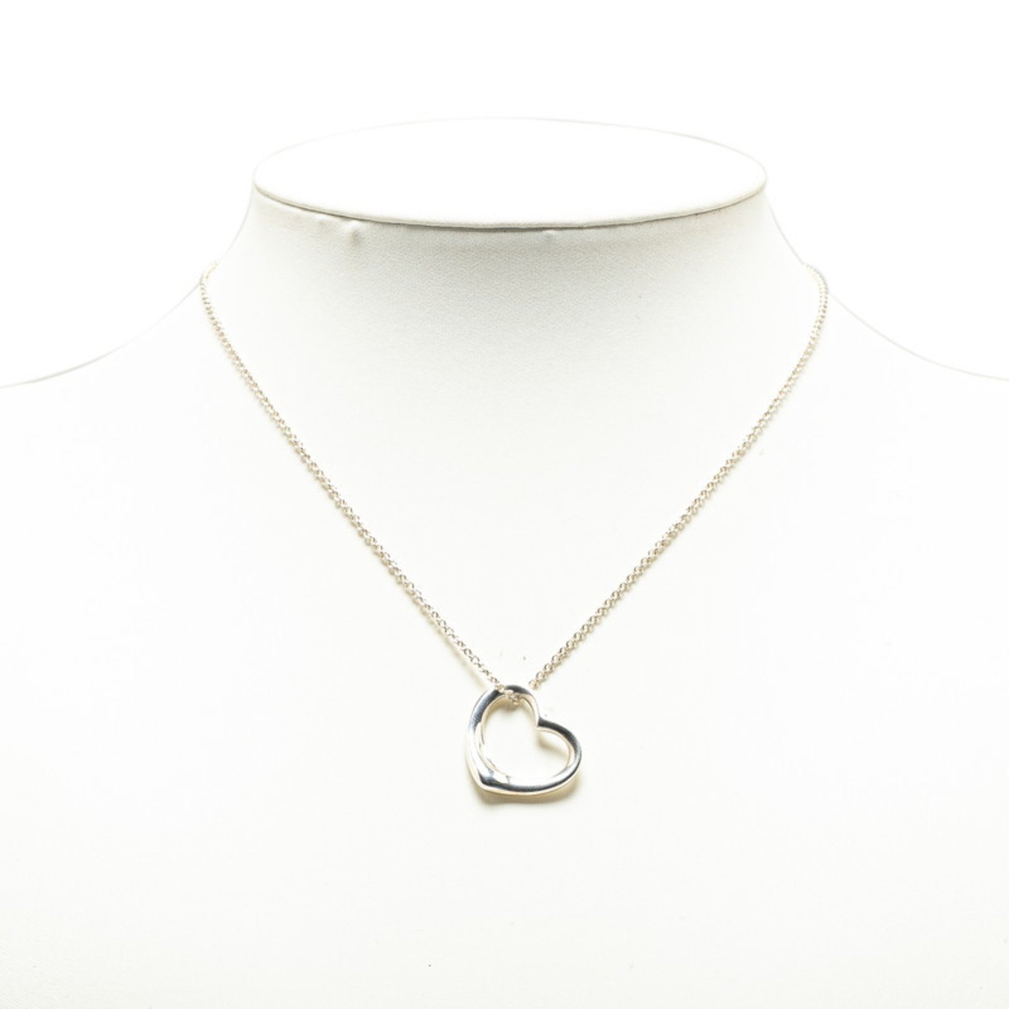 Tiffany Heart Necklace SV925 Silver Women's TIFFANY&Co.
