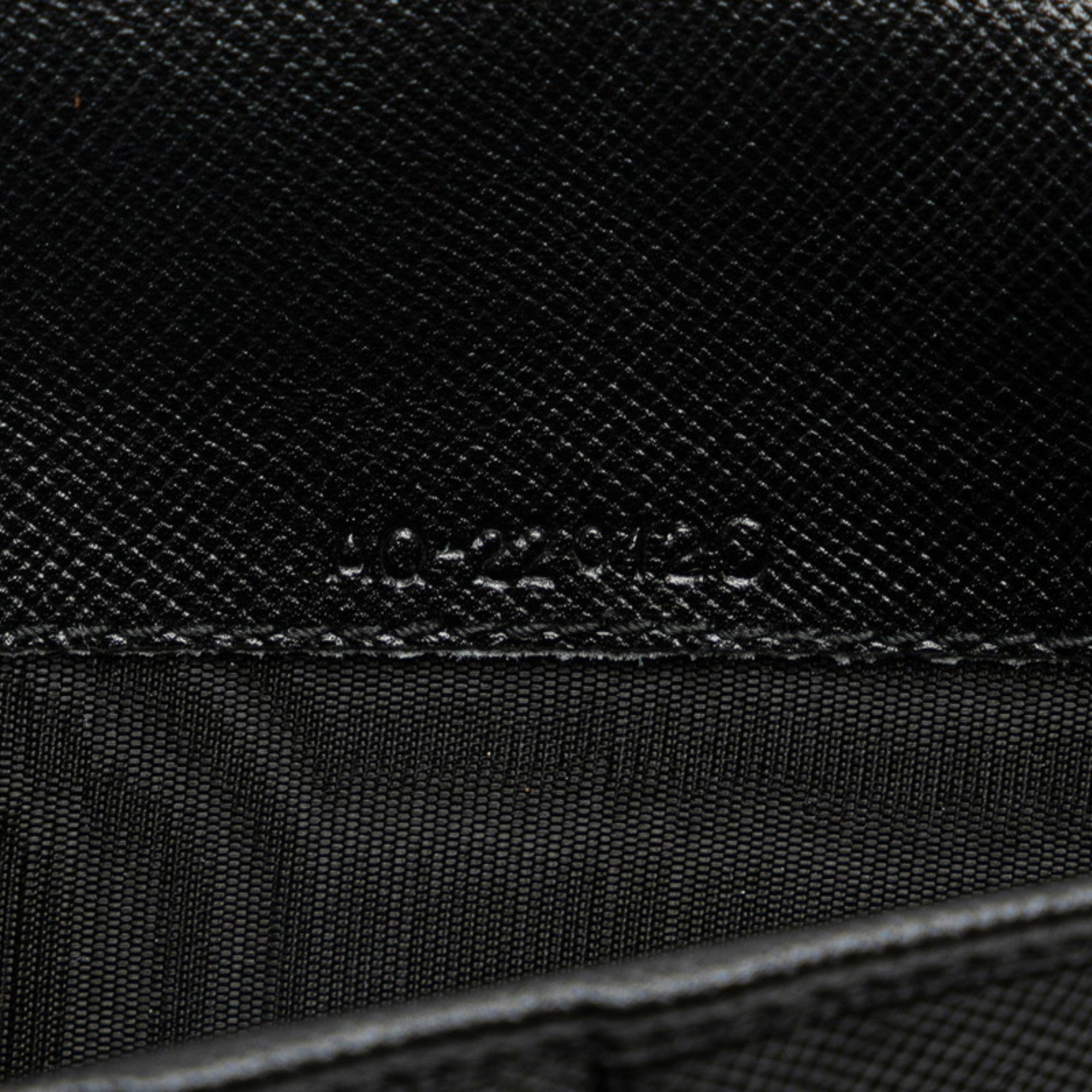 Salvatore Ferragamo Gancini Long Wallet Black Leather Women's