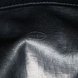 CHANEL Coco Mark Shoulder Bag Black Lambskin Women's