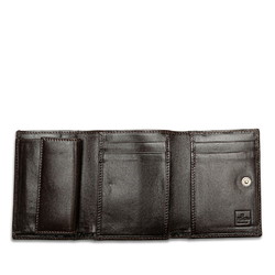 FENDI ZUCCA Bi-fold Wallet Brown Canvas Leather Women's