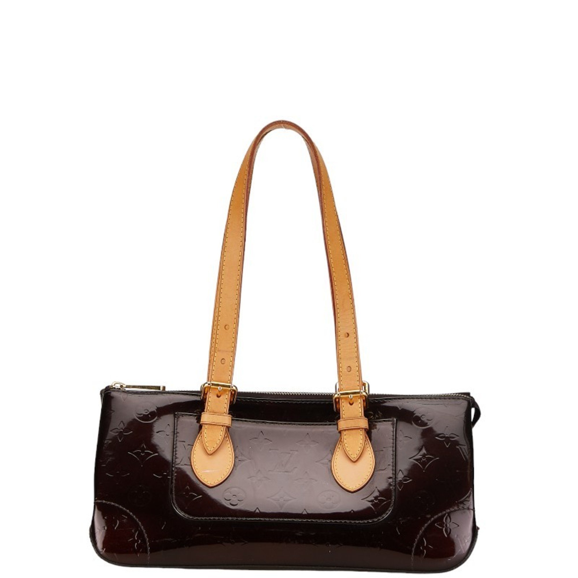 Louis Vuitton Monogram Vernis Rosewood Avenue Handbag Tote Bag M93510 Amaranth Purple Patent Leather Women's LOUIS VUITTON
