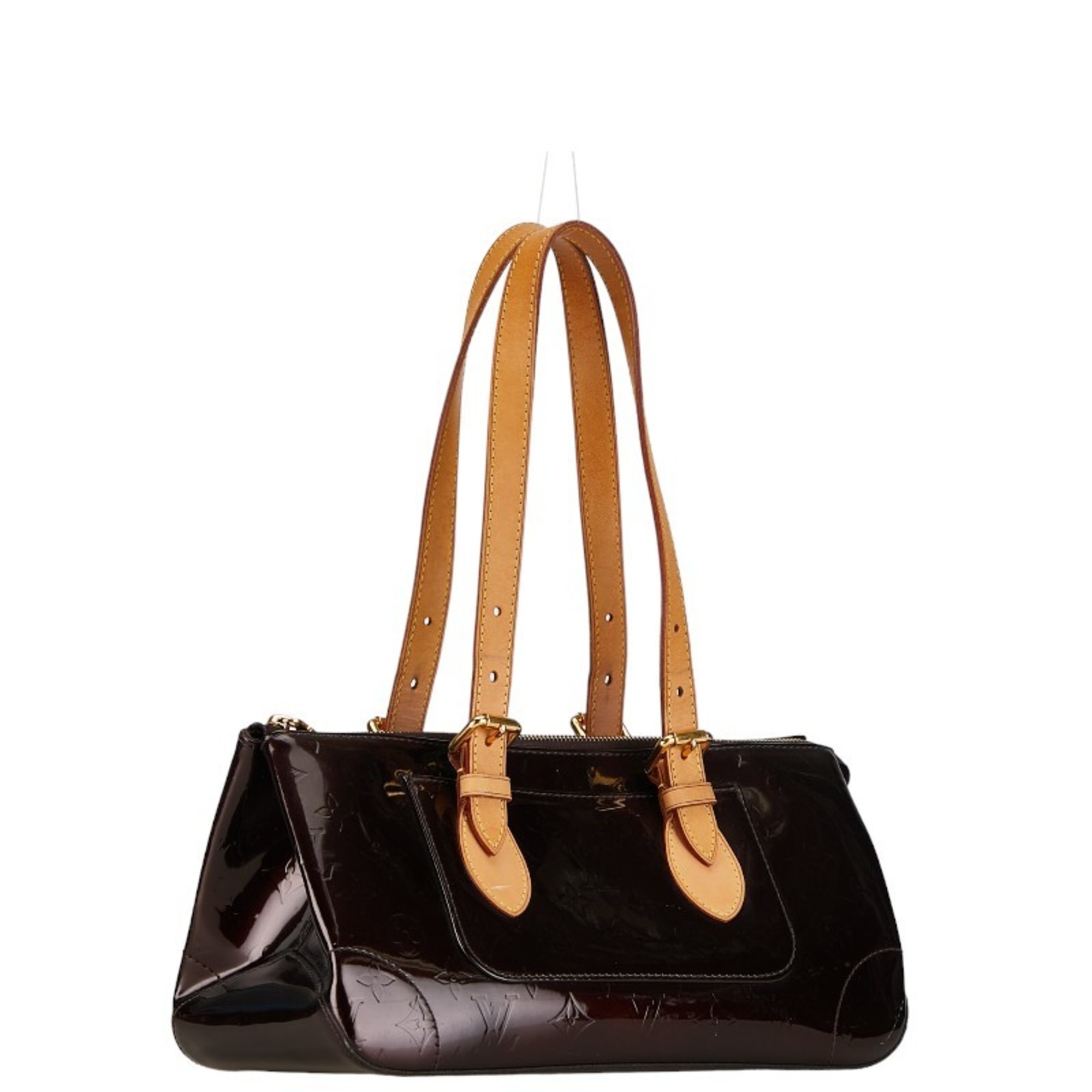 Louis Vuitton Monogram Vernis Rosewood Avenue Handbag Tote Bag M93510 Amaranth Purple Patent Leather Women's LOUIS VUITTON