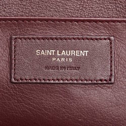 Saint Laurent Downtown Baby Handbag Shoulder Bag Wine Red Calf Leather Women's SAINT LAURENT