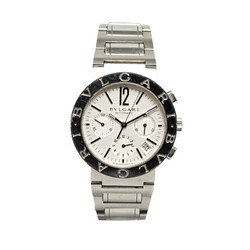 BVLGARI Watch BB38SSCH Automatic Silver Dial Stainless Steel Men's