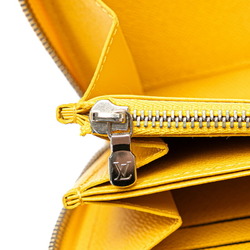 Louis Vuitton Epi Zippy Wallet Round Long M81229 Sunflower Yellow Leather Women's LOUIS VUITTON