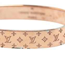 Louis Vuitton Cuff Nanogram Bangle Bracelet Size S M00253 Pink Gold Plated Women's LOUIS VUITTON