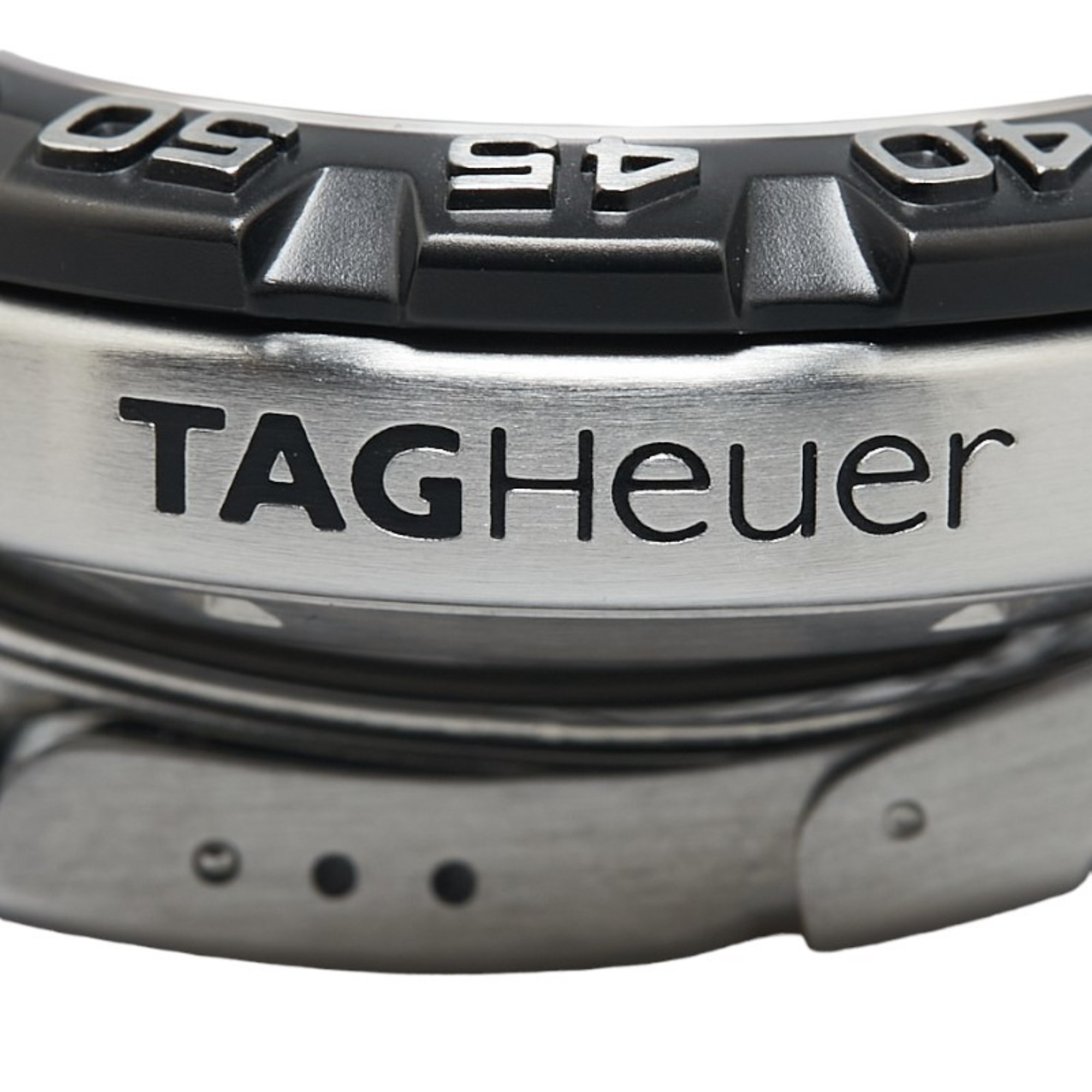 TAG Heuer Formula 1 Watch WAH1111 Quartz White Dial Stainless Steel Rubber Men's HEUER