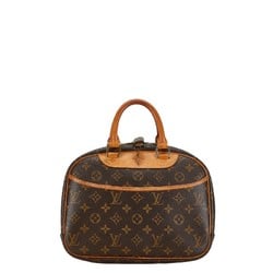 Louis Vuitton Monogram Trouville Handbag M42228 Brown PVC Leather Women's LOUIS VUITTON