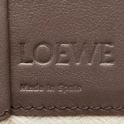 LOEWE Hammock Drawstring Bag Handbag Shoulder Brown Calf Leather Women's