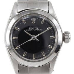 Rolex ROLEX Oyster Perpetual Watch cal.1161 6618 Stainless Steel 1966 Automatic Black Dial Ladies