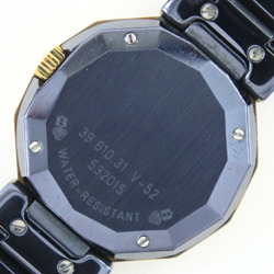 CORUM Admiral's Cup Watch 39.610.31V-52 Gun Blue x YG Gold Quartz Analog Display Navy Dial Admirals Ladies