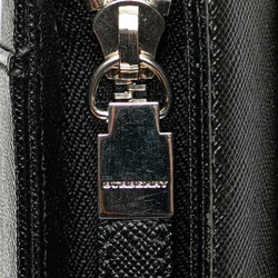 Burberry clutch bag, second black leather, men's, BURBERRY